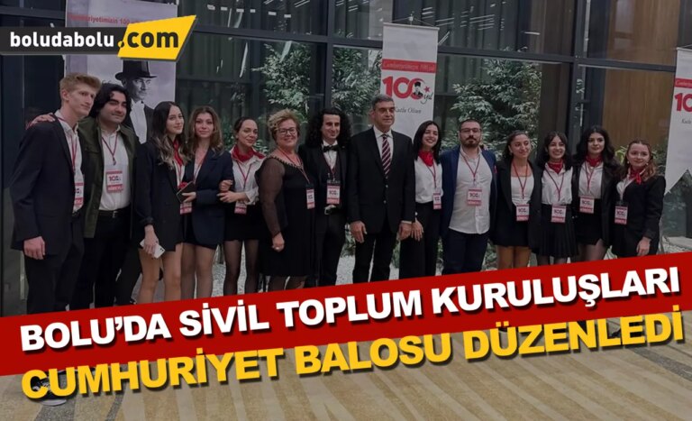 Bolu’da sivil toplum kuruluşları cumhuriyet balosu düzenledi