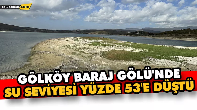 Gölköy baraj gölü’nde su seviyesi yüzde 53’e düştü Gölköy baraj gölü’nde su seviyesi yüzde 53’e düştü