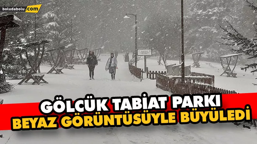 Gölcük Tabiat Parkı’nda kar kalınlığı 10 santimetreye ulaştı Gölcük Tabiat Parkı’nda kar kalınlığı 10 santimetreye ulaştı