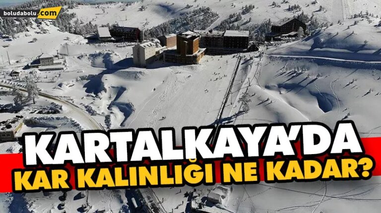 Kartalkaya’da kar kalınlığı ne kadar?