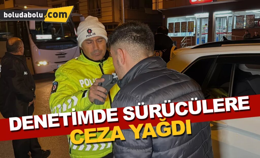 Düzce’de denetiminde sürücülere ceza yağdı Düzce’de denetiminde sürücülere ceza yağdı
