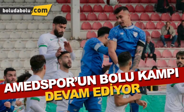 Amedspor’un Bolu kampı devam ediyor