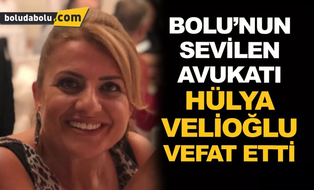Bolu’nun sevilen avukatı vefat etti