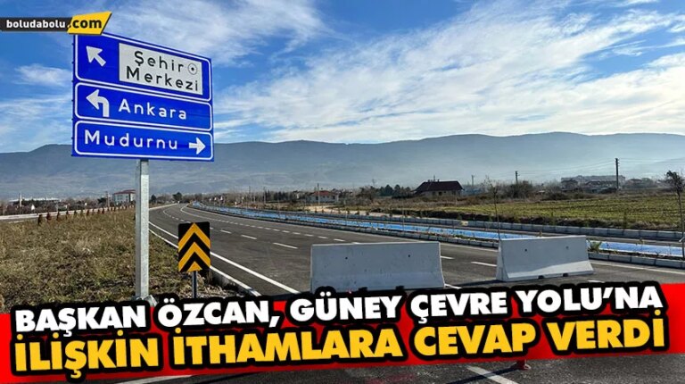 “YANLIŞ BİR BİLGİ VAR, YOL BİZİM TARAFIMIZDAN YAPILMADI”