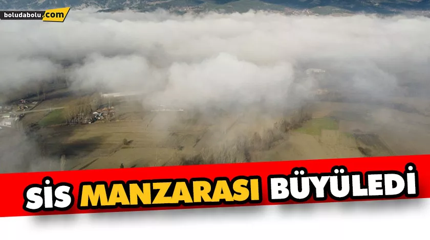 Mudurnu’da sis manzarası Mudurnu’da sis manzarası