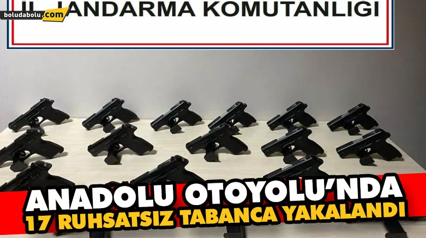 ANADOLU OTOYOLU’NDA 17 RUHSATSIZ TABANCA YAKALANDI ANADOLU OTOYOLU’NDA 17 RUHSATSIZ TABANCA YAKALANDI