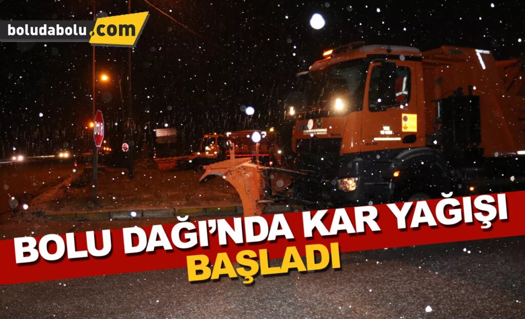 Bolu Dağı’nda kar yağışı etkili oluyor Bolu Dağı’nda kar yağışı etkili oluyor