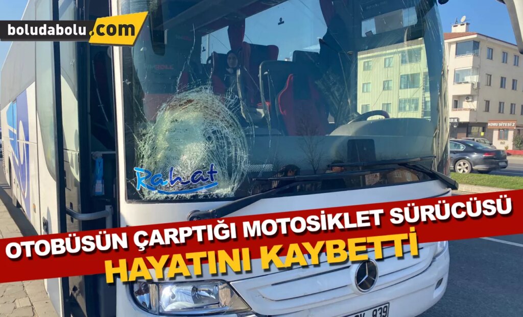 Düzce’de otobüsün çarptığı motosiklet sürücüsü öldü Düzce’de otobüsün çarptığı motosiklet sürücüsü öldü