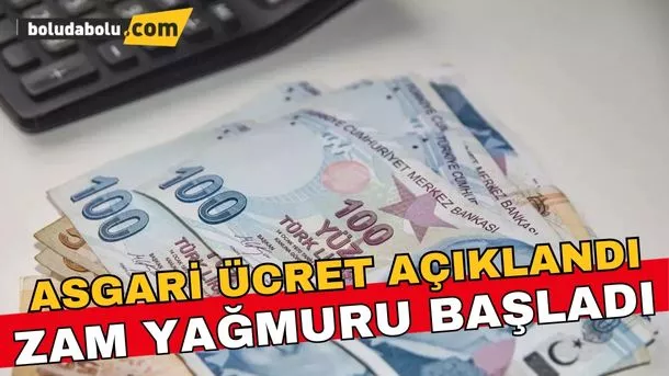 Asgari ücret açıklandı, marketler zam yağmuruna başladı.