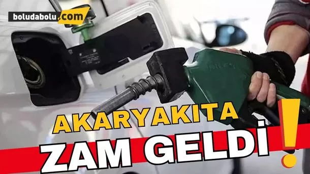Akaryakıta zam geldi!