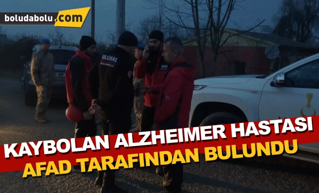 Düzce’de kaybolan alzheimer hastası, AFAD tarafından bulundu Düzce’de kaybolan alzheimer hastası, AFAD tarafından bulundu
