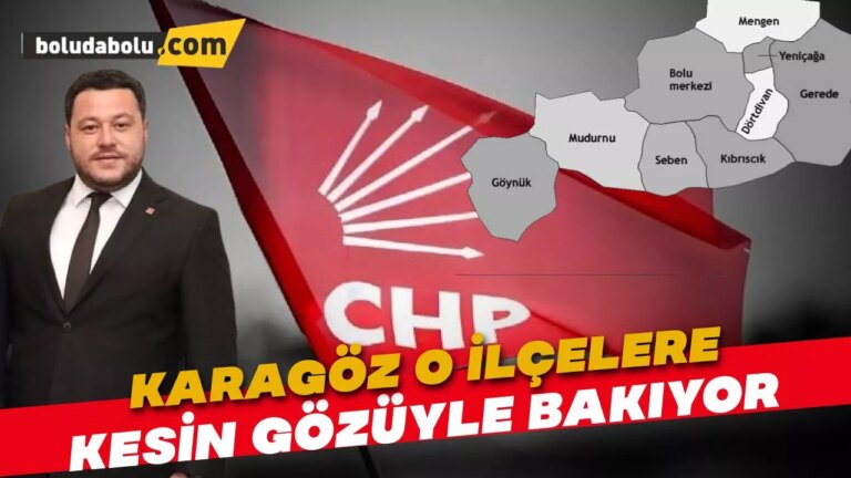 CHP Bolu İl Başkanı Tahsin Mert Karagöz: ‘Bolu il belediyesini açık ara farkla kazanacağız’