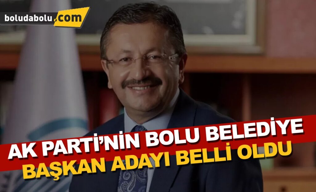 Veysel Tiryaki Bolu Belediye Başkan adayı Veysel Tiryaki Bolu Belediye Başkan adayı
