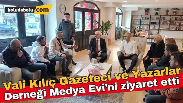 Vali Kılıç, BGYD Medya Evi’ni ziyaret etti