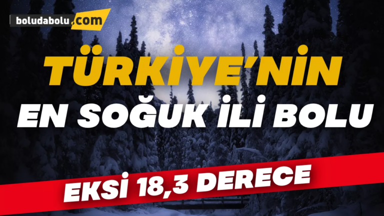 Türkiye’nin En Soğuk İli Bolu