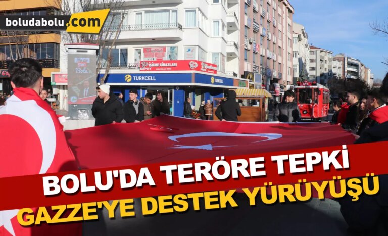 Bolu’da üniversite öğrencileri yürüdü