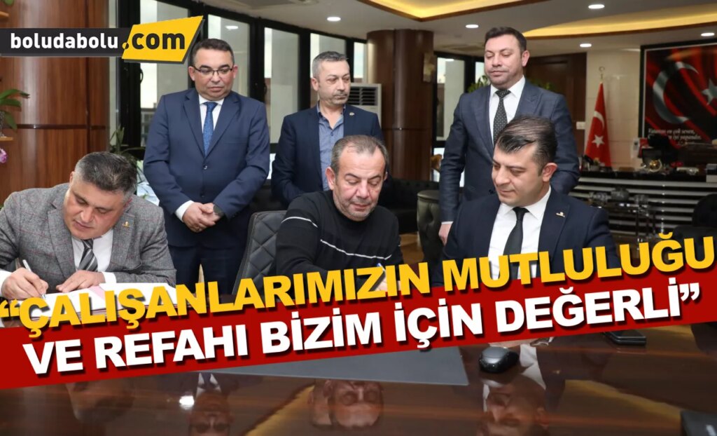 Bolu Belediyesi ve Tüm Yerel-Sen arasında Sosyal Denge Sözleşmesi imzalandı