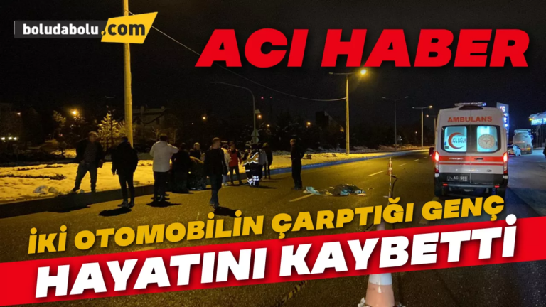İki aracın çarptığı genç öldü