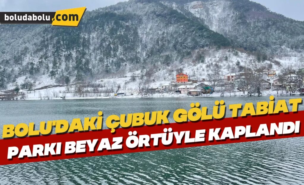 Bolu’daki Çubuk Gölü Tabiat Parkı beyaz örtüyle kaplandı Bolu’daki Çubuk Gölü Tabiat Parkı beyaz örtüyle kaplandı