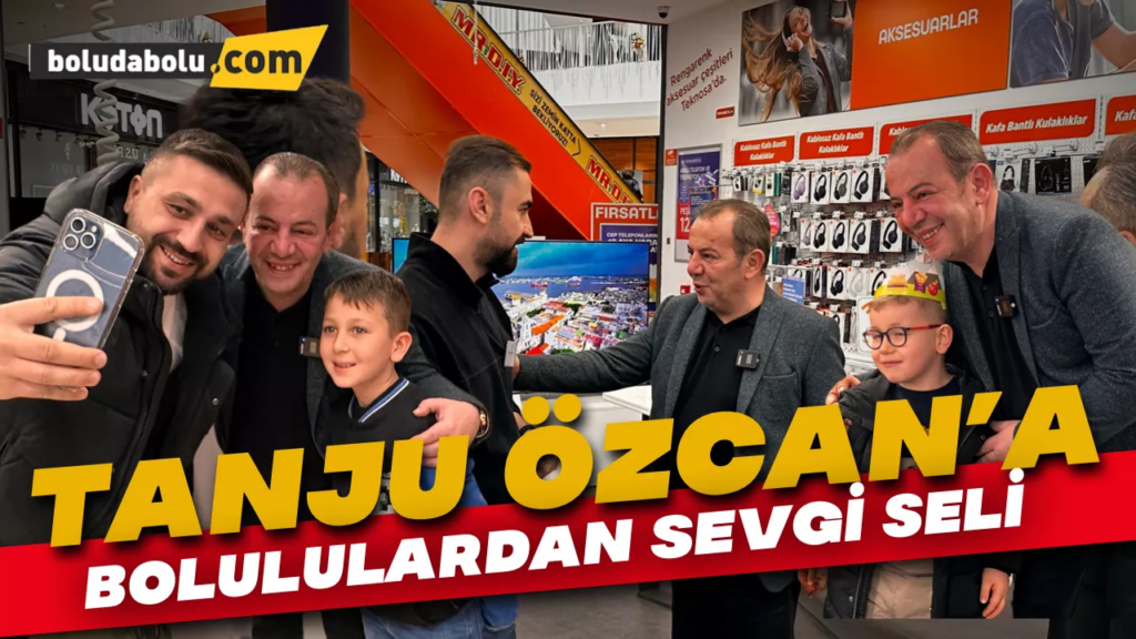 Başkan Özcan’a Sevgi Seli Başkan Özcan’a Sevgi Seli
