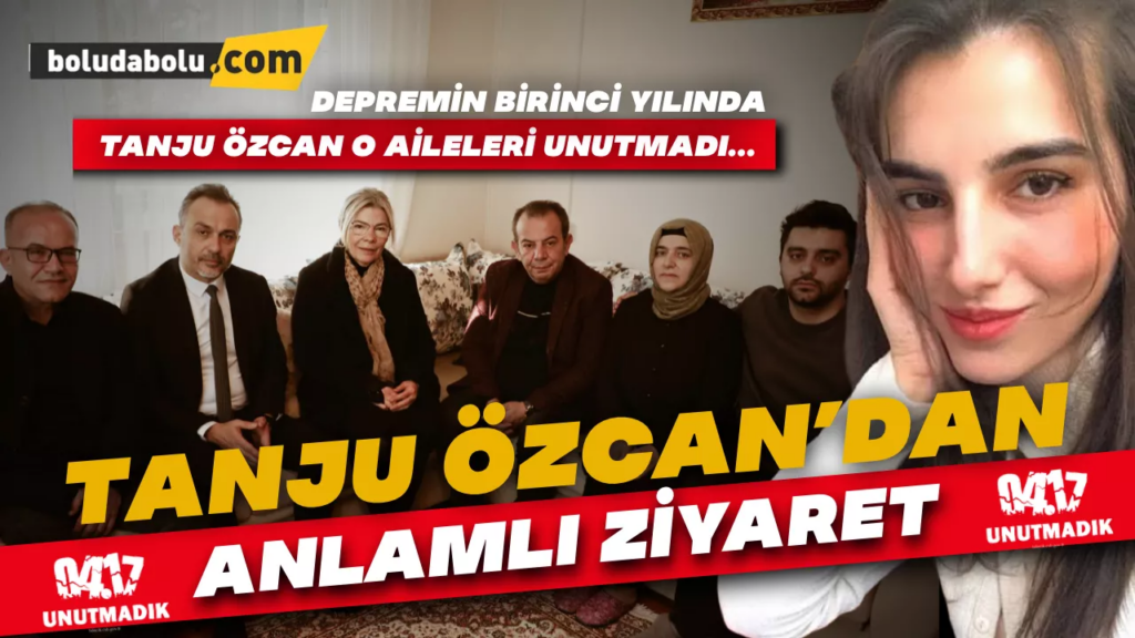 Tanju Özcan’dan Anlamlı Ziyaret