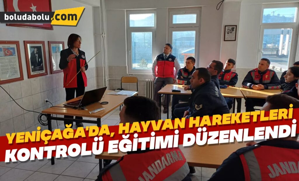 Yeniçağa’da, hayvan hareketleri kontrolü eğitimi düzenlendi Yeniçağa’da, hayvan hareketleri kontrolü eğitimi düzenlendi