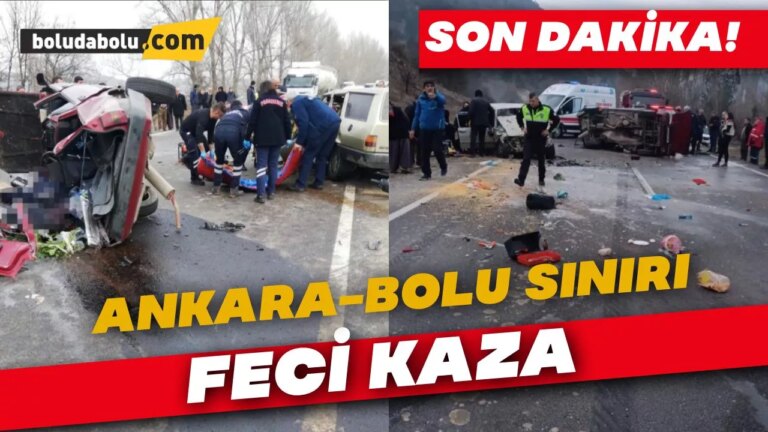 Ankara-Bolu sınırında can pazarı