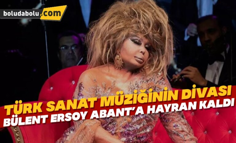 Türk Sanat Müziğinin Divası Bülent Ersoy Bolu’da