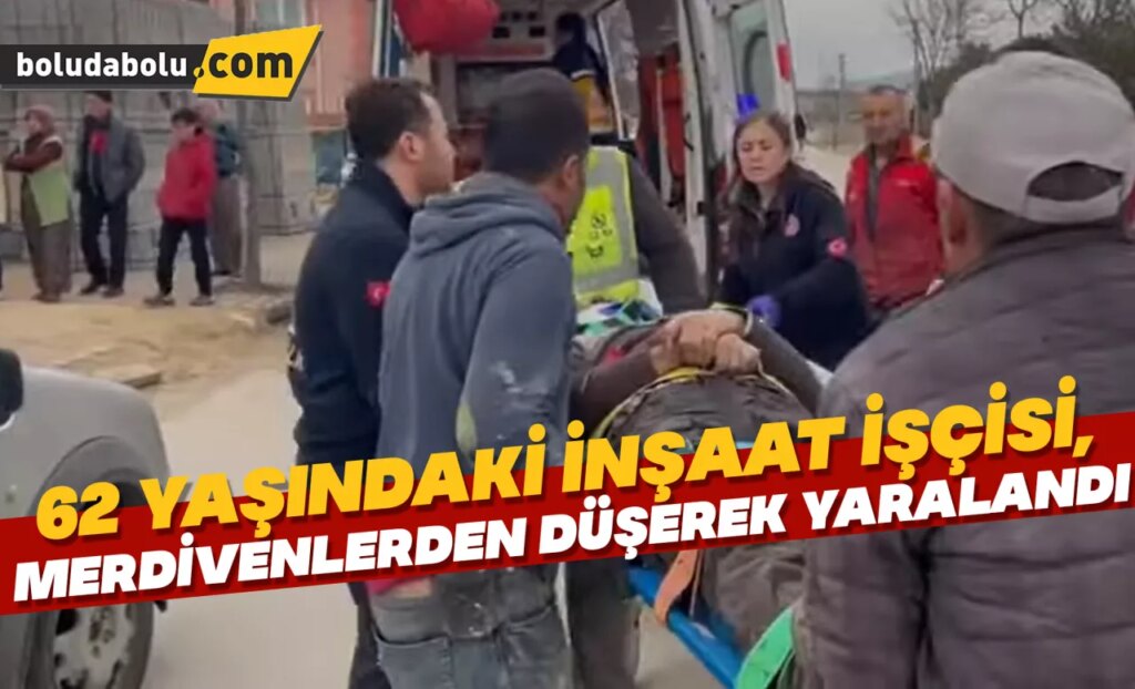 62 yaşındaki inşaat işçisi, merdivenlerden düşerek yaralandı 62 yaşındaki inşaat işçisi, merdivenlerden düşerek yaralandı