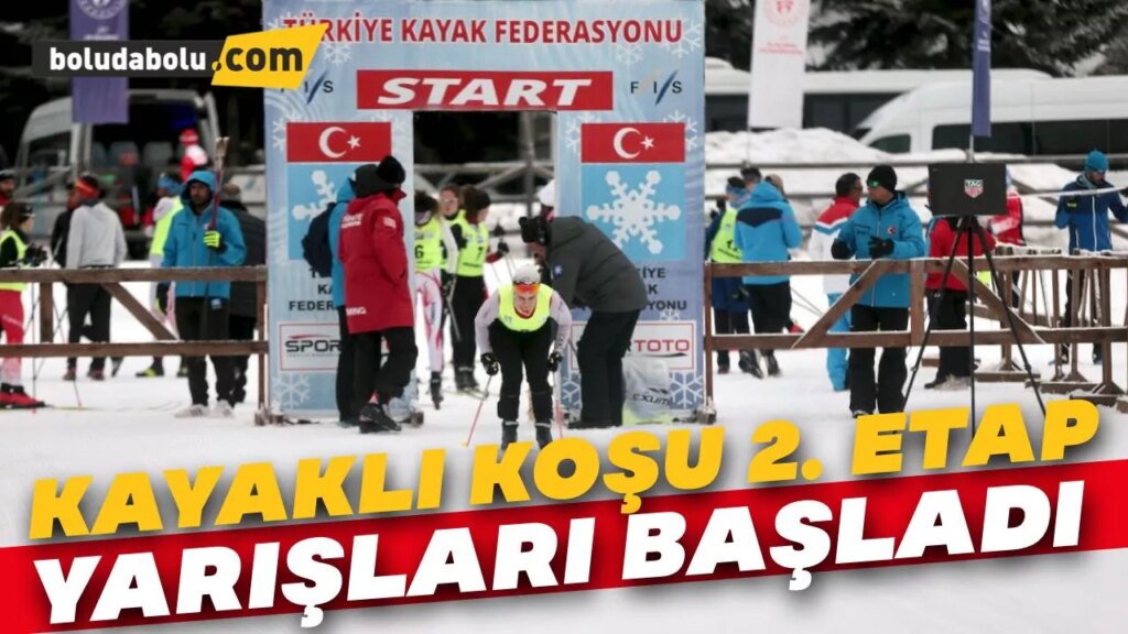 Kayaklı Koşu 2. Etap Yarışları Bolu’da başladı Kayaklı Koşu 2. Etap Yarışları Bolu’da başladı