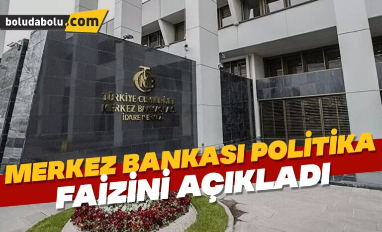 Merkez Bankası politika faizini açıkladı