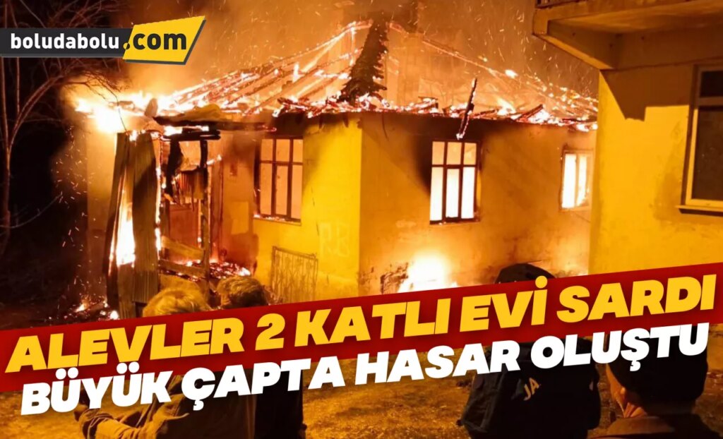 Düzce’de çıkan yangında 2 katlı ev kullanılamaz hale geldi Düzce’de çıkan yangında 2 katlı ev kullanılamaz hale geldi