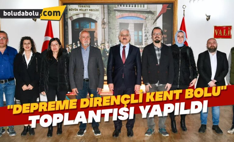 Depreme hazırlık çalışmaları masaya yatırıldı