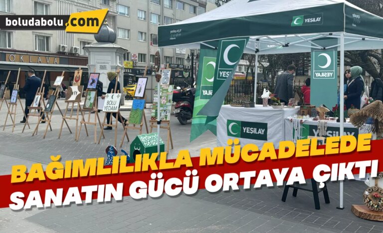 YEDAM’dan hizmet alanların yaptığı eserler sergilendi