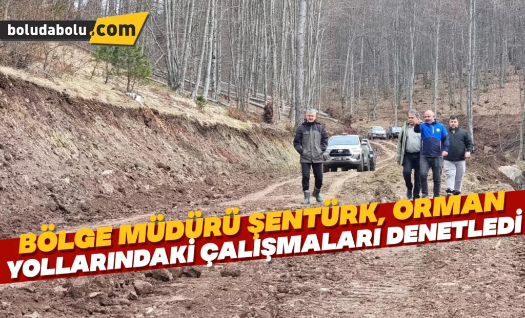 Bölge Müdürü Şentürk, orman yollarındaki çalışmaları denetledi Bölge Müdürü Şentürk, orman yollarındaki çalışmaları denetledi