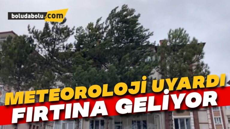 Meteoroloji uyardı: fırtına geliyor