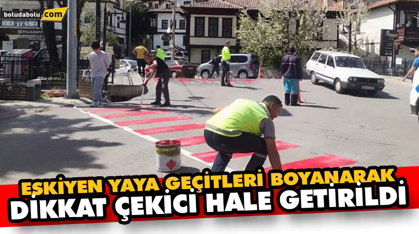 Eskiyen Yaya Geçitleri Yenileniyor