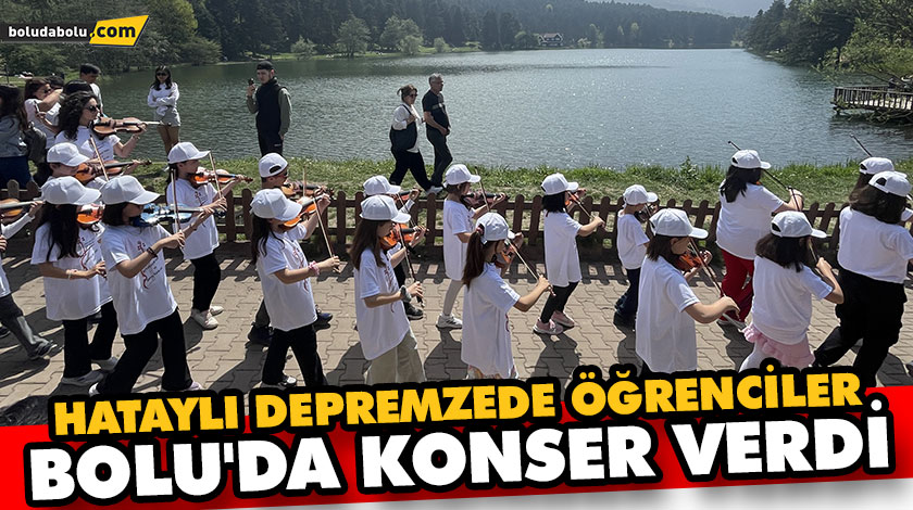 HATAYLI DEPREMZEDE ÖĞRENCİLER, BOLU’DA KONSER VERDİ HATAYLI DEPREMZEDE ÖĞRENCİLER, BOLU’DA KONSER VERDİ
