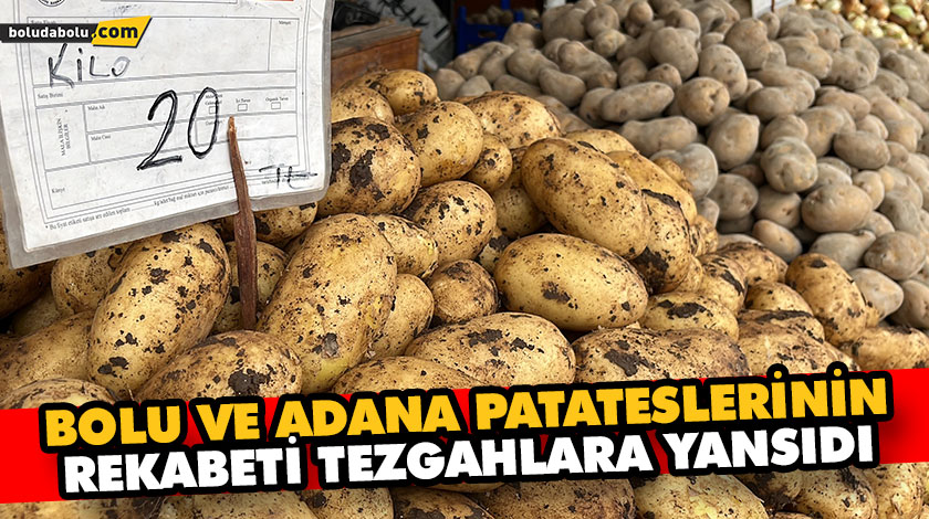 YENİ MAHSUL PATATES TEZGAHA İNDİ YENİ MAHSUL PATATES TEZGAHA İNDİ