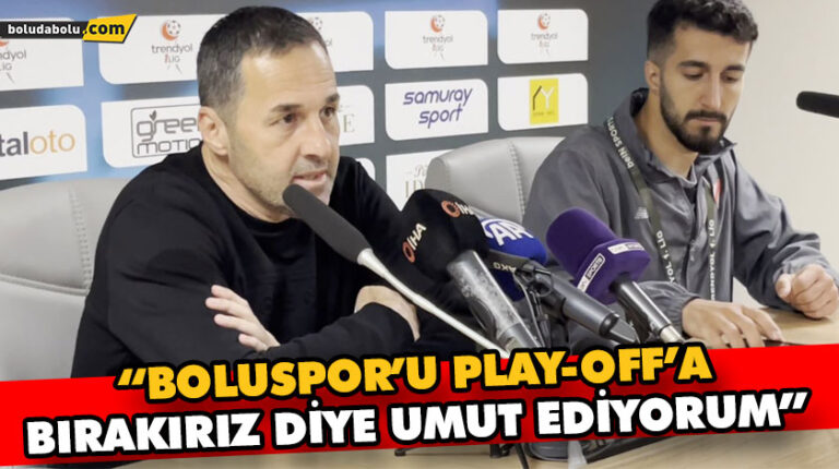 Koşukavak, Boluspor – Eyüpspor maçının ardından konuştu