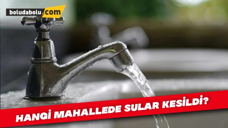 Hangi mahallelerde sular kesildi?