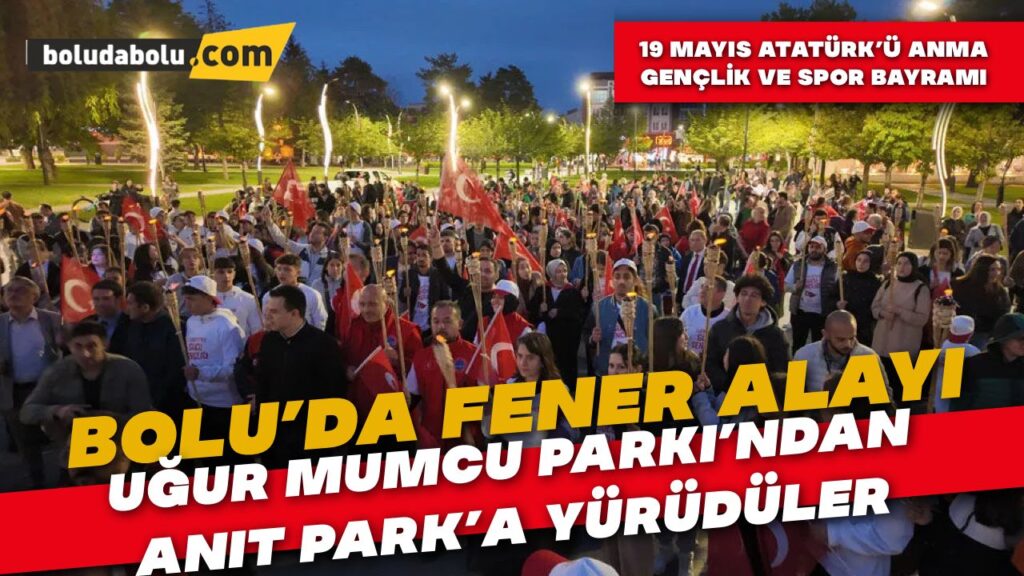 Bolu’da yüzlerce kişi fener alayına katıldı Bolu’da yüzlerce kişi fener alayına katıldı