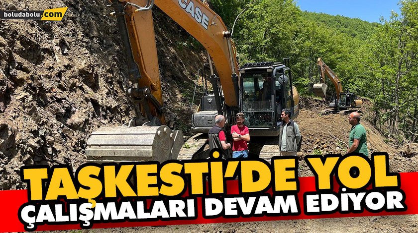 TAŞKESTİ’DE YOL ÇALIŞMALARI DEVAM EDİYOR TAŞKESTİ’DE YOL ÇALIŞMALARI DEVAM EDİYOR
