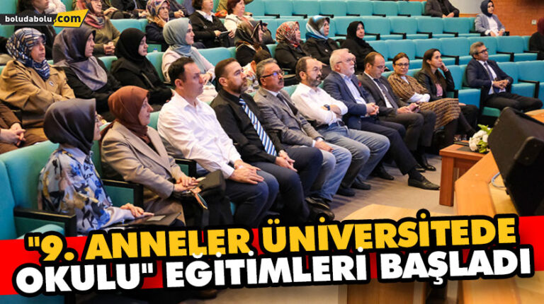 “9. Anneler Üniversitede Okulu” Eğitimleri Başladı