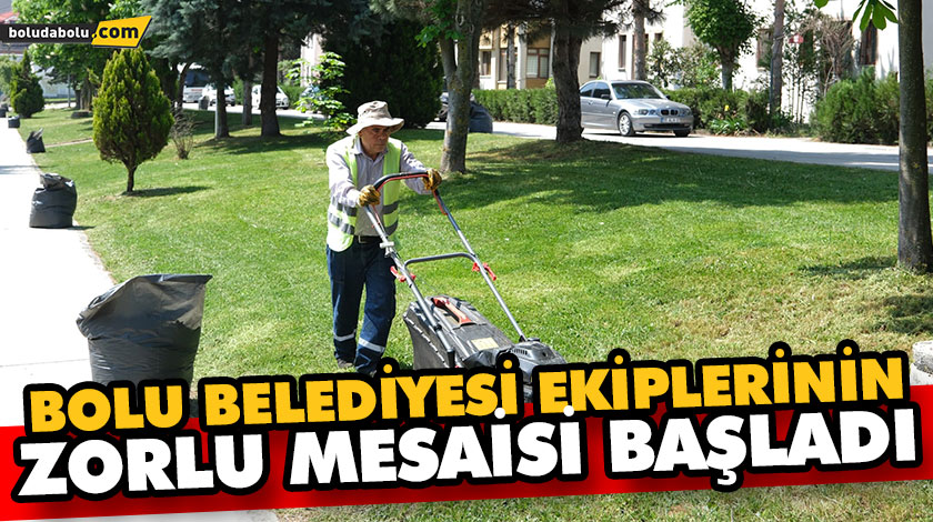 BOLU BELEDİYESİ EKİPLERİNİN ZORLU MESAİSİ BAŞLADI BOLU BELEDİYESİ EKİPLERİNİN ZORLU MESAİSİ BAŞLADI