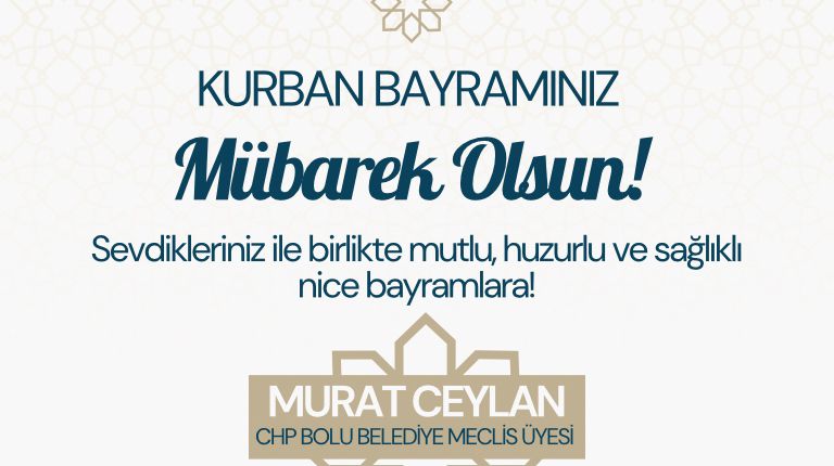 Murat Ceylan CHP Bolu Belediye Meclis Üyesi