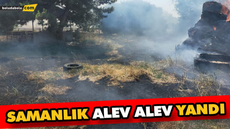 SAMANLIK ALEV ALEV YANDI