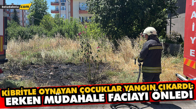 Kültür mahallesinde yangın paniği çocuklar faciaya davetiye çıkardı