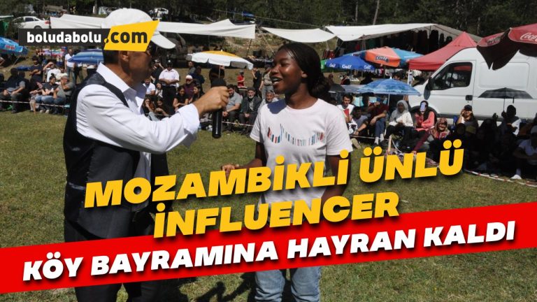 Mozambik’ten geldi, Bolu’daki köy bayramına hayran kaldı