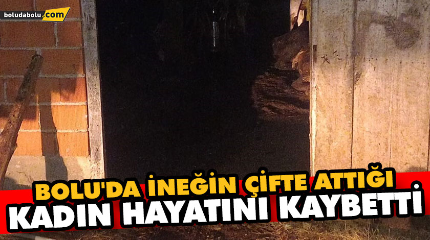 İneğin teptiği kadın öldü İneğin teptiği kadın öldü